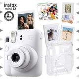 Fujifilm Instax Mini 12 Beyaz Fotoğraf Makinesi 30'lu Film ve Kılıf Mega Set ile Kullanımı Kolay