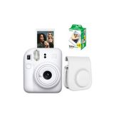 Fujifilm Instax Mini 12 Beyaz Fotoğraf Makinesi Deri Çanta Ve 20'li Film Hediye Seti-fotsı00198-st3-20-dk