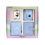 Fujifilm Instax Mini 12 Fotoğraf Makinesi - Askı - Pil - Çanta - 10'lu Film ve Albüm (Mavi)