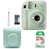 Fujifilm İnstax Mini 12 Fotoğraf Makinesi+Askı+pil +10'lu film+Çanta (YEŞİL)