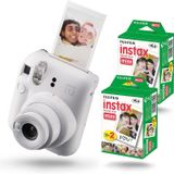 Fujifilm İnstax Mini 12 Fotoğraf Makinesi+Askı+pil+40’lı film (beyaz)