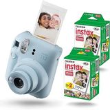 Fujifilm İnstax Mini 12 Fotoğraf Makinesi+Askı+pil+40’lı film (mavi)