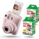 Fujifilm İnstax Mini 12 Fotoğraf Makinesi+Askı+pil+40’lı film (pembe)