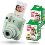 Fujifilm İnstax Mini 12 Fotoğraf Makinesi+Askı+pil+40’lı film (yeşil)