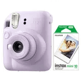 Fujifilm Instax Mini 12 Lila Dijital Fotoğraf Makinesi + 10'lu Film
