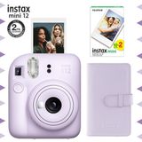 Fujifilm Instax Mini 12 Lila Fotoğraf Makinesi 20'li Film ve Laporta Albüm Seti ile Pratik Çekim