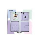 Fujifilm Instax Mini 12 Lila Fotoğraf Makinesi Bundle Box + 10'lu Film Kare Albüm Ve Deri Kılıflı