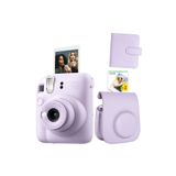 Fujifilm Instax Mini 12 Lila Fotoğraf Makinesi Deri Çanta Albüm Ve 20'li Film Hediye Seti-fotsı00199-st4-20-d