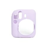 Fujifilm Instax Mini 12 Makine Uyumlu Lila Koruyucu Silikon Kılıf