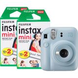 Fujifilm Instax Mini 12 Mavi Dijital Fotoğraf Makinesi + 40'lı Film