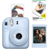 Fujifilm Instax Mini 12 Mavi Fotoğraf Makinesi + 20'li Mini Film ve Çerçeve Seti - Standart