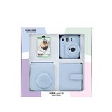 Fujifilm Instax Mini 12 Mavi Fotoğraf Makinesi Bundle Box + 10'lu Film Kare Albüm Ve Deri Kılıflı