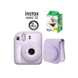 Fujifilm Instax Mini 12 Mor Fotoğraf Makinesi 20'li Film Ve Çantalı Hediye Seti 99