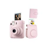 Fujifilm Instax Mini 12 Pembe Fotoğraf Makinesi Deri Çanta Albüm Ve 20'li Film Hediye Seti-fotsı00196-st4-20-