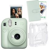 Fujifilm Instax Mini 12 Yeşil Fotoğraf Makinesi + 10'lu Film Laporta Albüm ve Şeffaf Kılıf Seti - 3