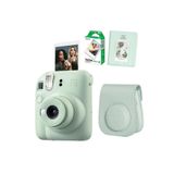 Fujifilm Instax Mini 12 Yeşil Fotoğraf Makinesi 10lu Film Ve Pvc Albümlü Çantalı Set 2-fotsı00197-fb-set2