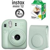 Fujifilm Instax Mini 12 Yeşil Fotoğraf Makinesi 20'li Film Ve Çantalı Seti 99