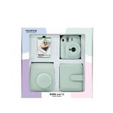Fujifilm Instax Mini 12 Yeşil Fotoğraf Makinesi Bundle Box + 10'lu Film Kare Albüm Ve Deri Kılıflı