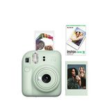 Fujifilm Instax mini 12 Yeşil Fotoğraf Makinesi-Çerçeve ve 10'lu mini Film Seti