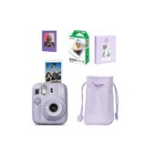 Fujifilm Instax Mini 13 Fotoğraf Makinesi-Büzgülü Kılıf-10'lu Film-64lü PVC Albüm ve Mıknatıslı Çerçeve Seti