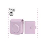 Fujifilm Instax Mini 13 Uyumlu Pembe Deri Çanta ve Albüm Set
