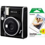 Fujifilm Instax Mini 40 Siyah Fotoğraf Makinası ve 20'li Film ile Retro Anılar Yarat