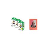 Fujifilm Instax Mini 8-9-10-11 Link Liplay Evo Uyumlu Mini Film 3'Lü (60 Poz) Ve Mıknatıslı Foto Çerçevesi