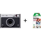 Fujifilm Instax Mını Evo Anında Film Kamerası Gümüş/siyah + Mini Film