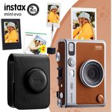 Fujifilm Instax Mini Evo Box Kahverengi Dijital Fotoğraf Makinesi