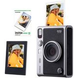 Fujifilm Instax Mini Evo Siyah Fotoğraf Makinesi + 10'lu Film ve Çerçeve - Standart
