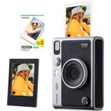 Fujifilm Instax Mini Evo Siyah Fotoğraf Makinesi + 20'li Film ve Çerçeve - Standart
