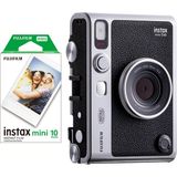 Fujifilm Instax Mini Evo Siyah Fotoğraf Makinesi ve 10'lu Film Yüksek Çözünürlük ile Anında Baskı