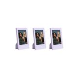 Fujifilm Instax Mini Film Uyumlu Lila 3'lü Klasik Fotoğraf Çerçeve Seti