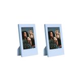 Fujifilm Instax Mini Film Uyumlu Mavi 2'li Klasik Fotoğraf Çerçeve Seti
