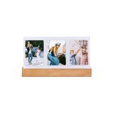 Fujifilm Instax Mini Led Işıklı 3'lü Ahşap Fotoğraf Çerçevesi