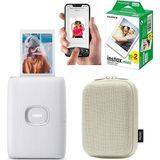 Fujifilm Instax Mini Link 2 Akıllı Telefon Yazıcısı Beyaz Renk 20'li Film Ve Çantalı Seti