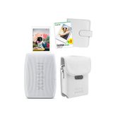 Fujifilm Instax Mini Link 3 Akıllı Telefon Yazıcısı Çanta Deri Albüm Ve 20'li Mini Film - Beyaz