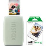 Fujifilm Instax Mini Link 3 Yeşil Akıllı Telefon Yazıcısı ve 10'lu Mini Film - Standart