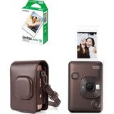 Fujifilm Instax Mini Liplay 10'lu Film Uyumlu Kahverengi Fotoğraf Makinesi ile Anılarını Canlı Hatırla