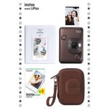 Fujifilm Instax mini LiPlay Deep Bronze Fotoğraf Makinesi 20'li Film Albüm ve Çanta Hediye Seti