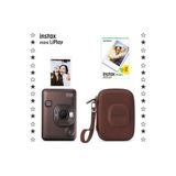 Fujifilm Instax mini LiPlay Deep Bronze Fotoğraf Makinesi 20'li Film ve Çanta Hediye Seti