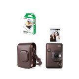Fujifilm Instax Mini Liplay Hybrid Deep Bronze Fotoğraf Makinesi 10'Lu Film Liplay Uyumlu Çantalı Set