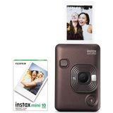 Fujifilm Instax mini LiPlay Hybrid Deep Bronze Fotoğraf Makinesi - 10'lu Film