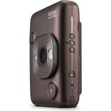 Fujifilm Instax Mini Liplay Hybrid Deep Bronze Fotoğraf Makinesi 20'li Film Seti Ses Kaydı Özelliği ile - Kahverengi