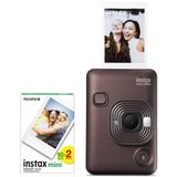 Fujifilm Instax Mini LiPlay Hybrid Deep Bronze Fotoğraf Makinesi - 20'li Film