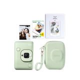 Fujifilm Instax Mini Liplay Matcha Green Fotoğraf Makinesi 20'li Film Albüm Ve Çanta Hediye Seti - Yeşil