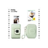 Fujifilm Instax mini LiPlay Matcha Green Fotoğraf Makinesi 20'li Film ve Çanta Hediye Seti