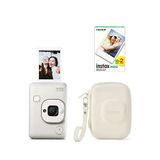 Fujifilm Instax Mini Liplay Misty Şipşak Fotoğraf Makinesi 20'li Film Ve Çanta Hediye Seti - Beyaz