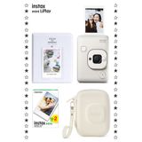 Fujifilm Instax mini LiPlay Misty White Fotoğraf Makinesi 20'li Film Albüm ve Çanta Hediye Seti