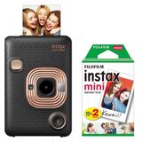Fujifilm Instax Mini LiPlay Siyah Dijital Fotoğraf Makinesi 20'li Film